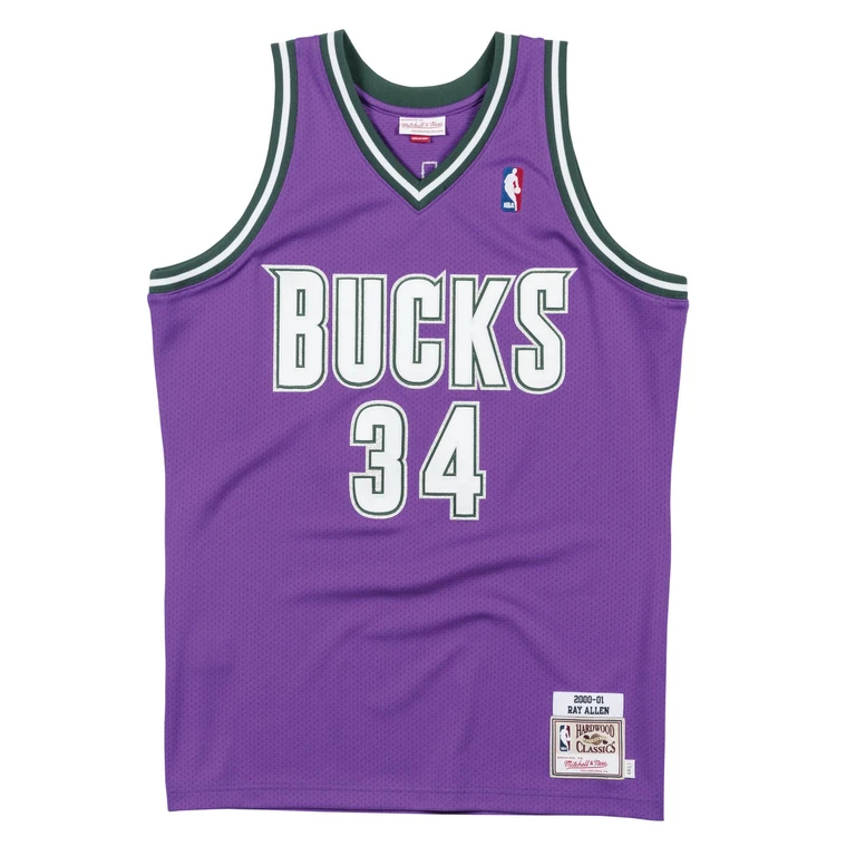 NBA Authentic Jersey Milwaukee Bucks 2000 Ray Allen