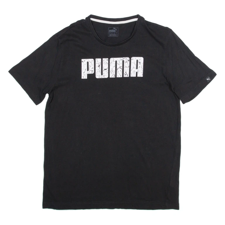 PUMA Mens T-Shirt Black M (NN1-200924-14858)