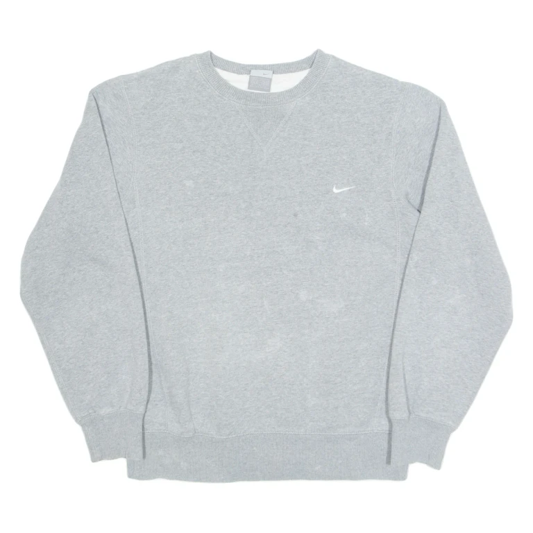 NIKE Womens Sweatshirt Grey S
