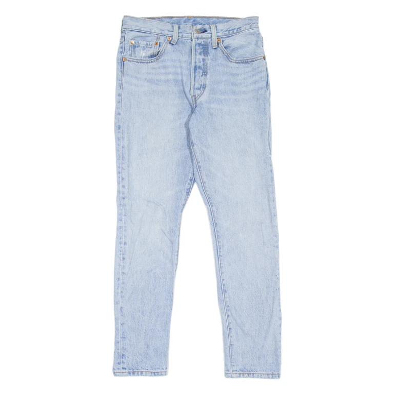 LEVI'S 501S Jeans Womens Blue Skinny Straight W26 L28
