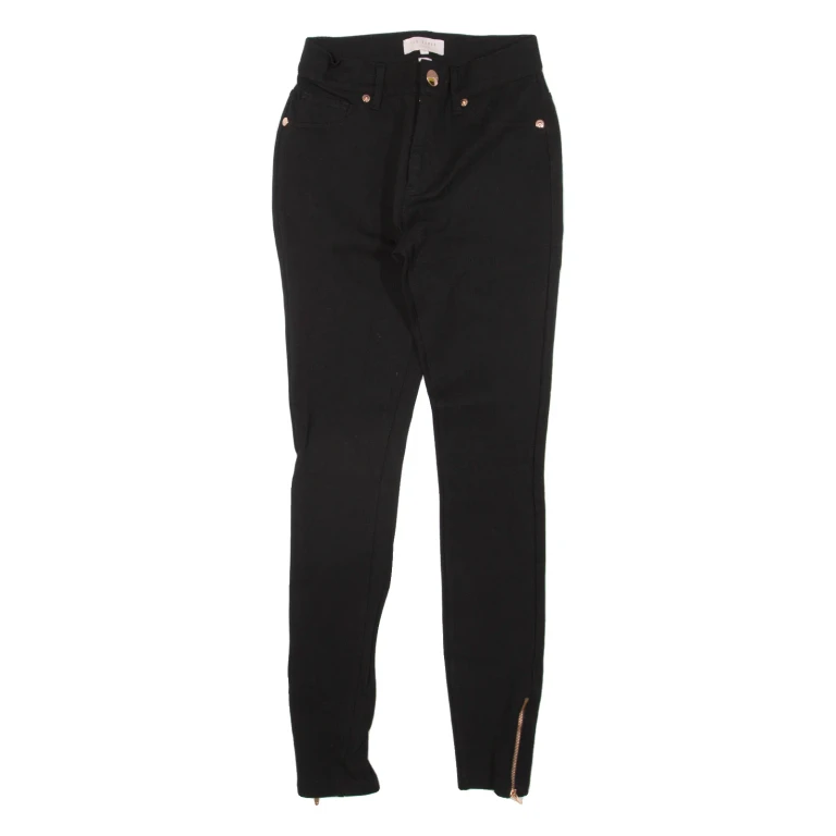 TED BAKER Womens Trousers Black Slim Skinny Viscose W22 L26