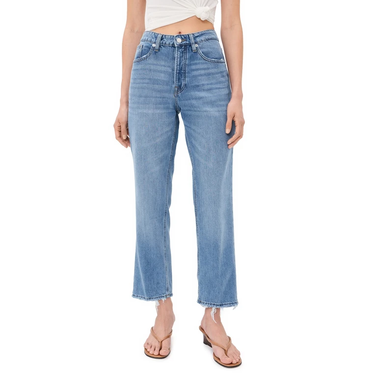Good American Weightless Boyfriend Jeans indigo961 10