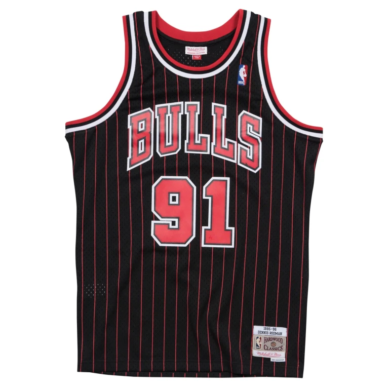 Men's NBA Swingman Alternate Jersey Bulls 1995 Dennis Rodman