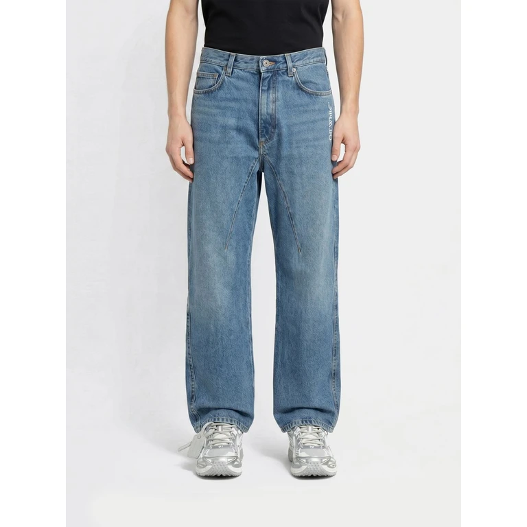 OFF-WHITE Jeans Men color Denim (OMYA197S26DEN00140)
