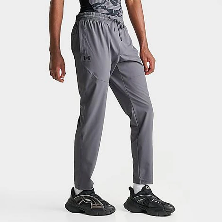 Under Armour Men's Vibe Woven Pants in Castlerock Size: Small