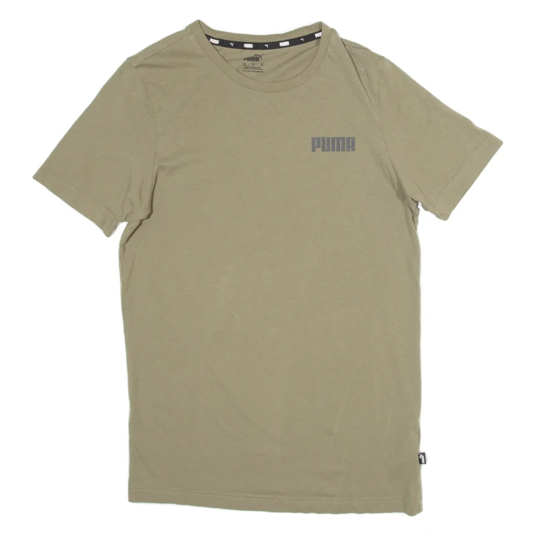 PUMA Mens T-Shirt Green XS
