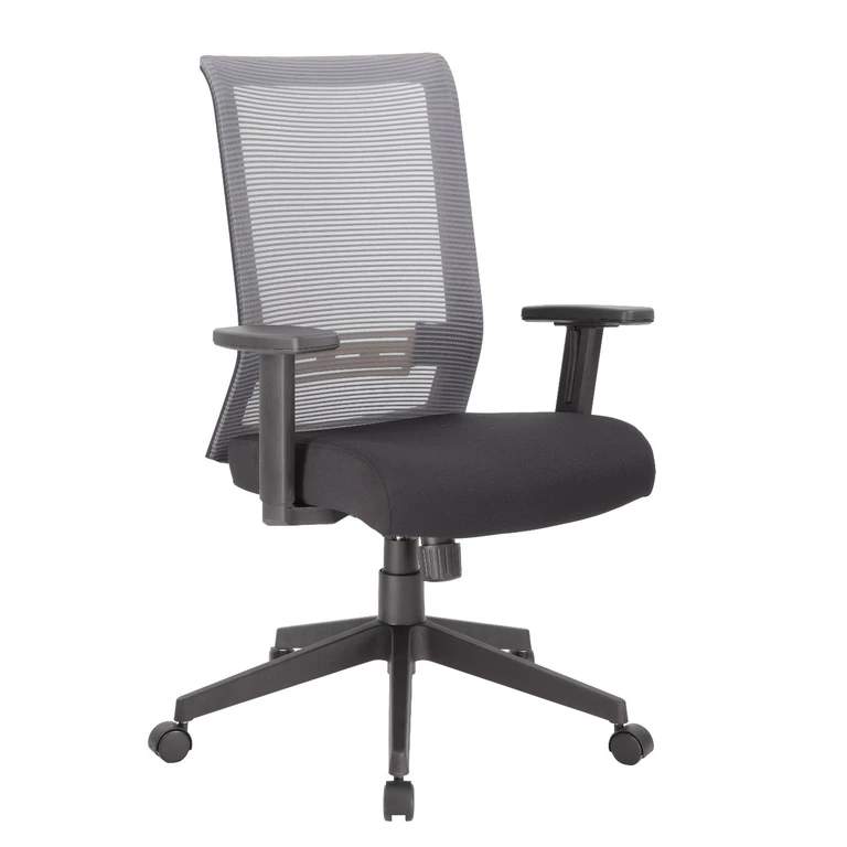 Boss Gray And Black Task Office Chair