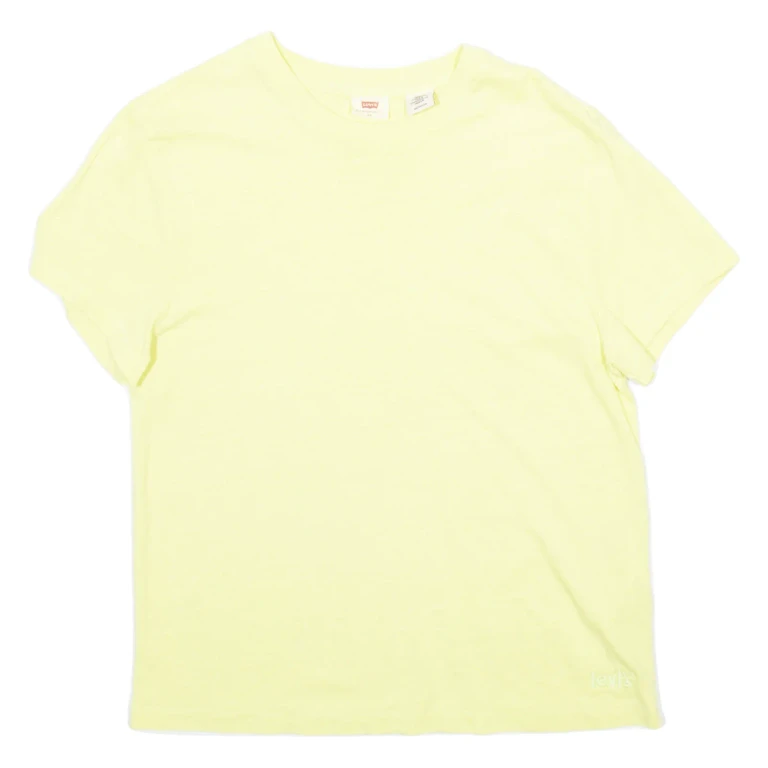 LEVI'S Womens T-Shirt Green XS