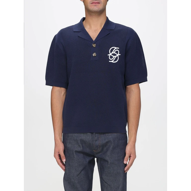DRÔLE DE MONSIEUR Polo Shirt Men color Navy (JPO171CO207NAVY)