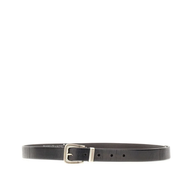 GIANNIFRANCO BELTS Leather belt Man 95