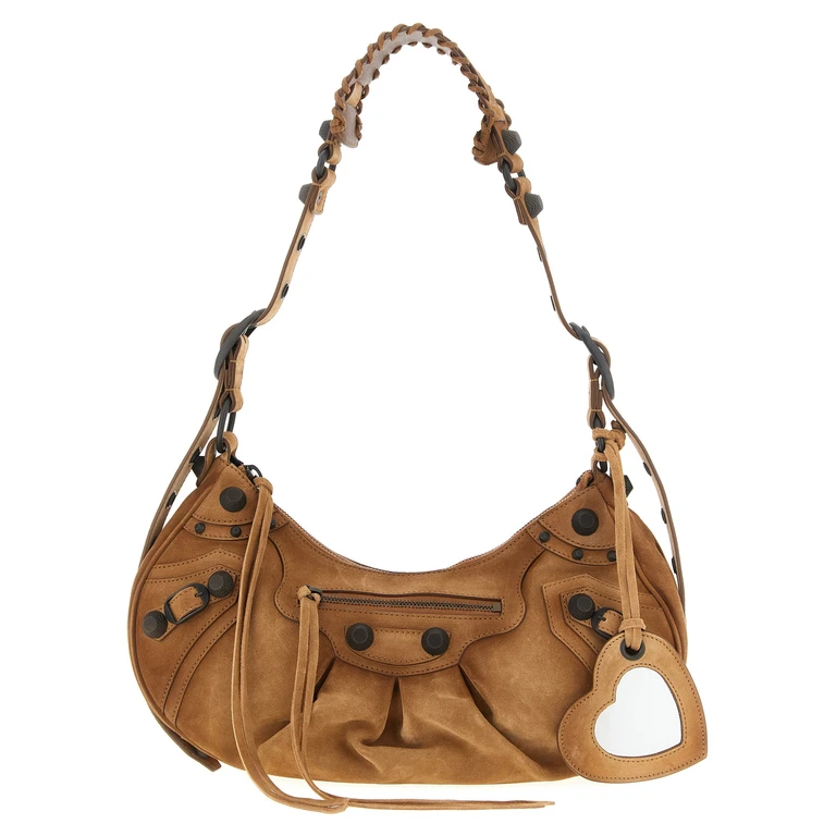 Balenciaga Brown Calfskin Shoulder Bag - Women