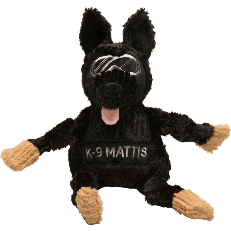 HuggleCause, Project K-9 Hero, K-9 Mattis Knottie Plush Dog Toy, Large