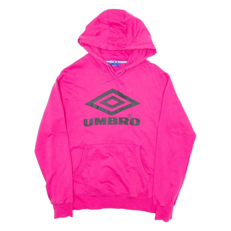 UMBRO Womens Pink Hoodie M