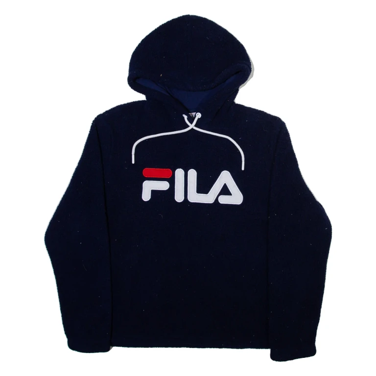 FILA Womens Blue Hoodie L