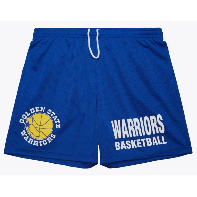 Men's NBA Gameday Mesh 7In Shorts Vintage Logo Warriors