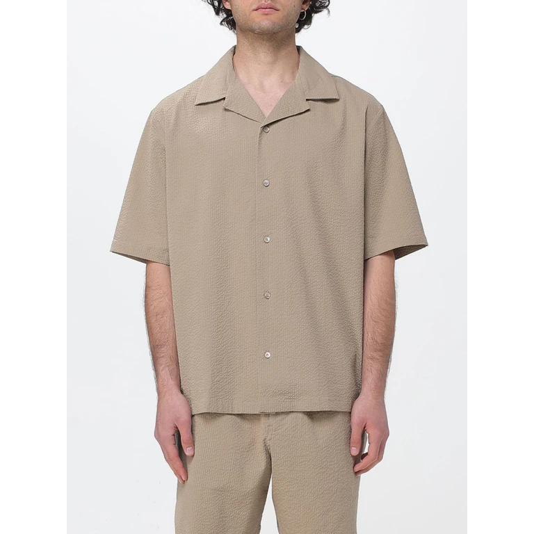 Shirt Men color Brown (QM00407WC50820429)