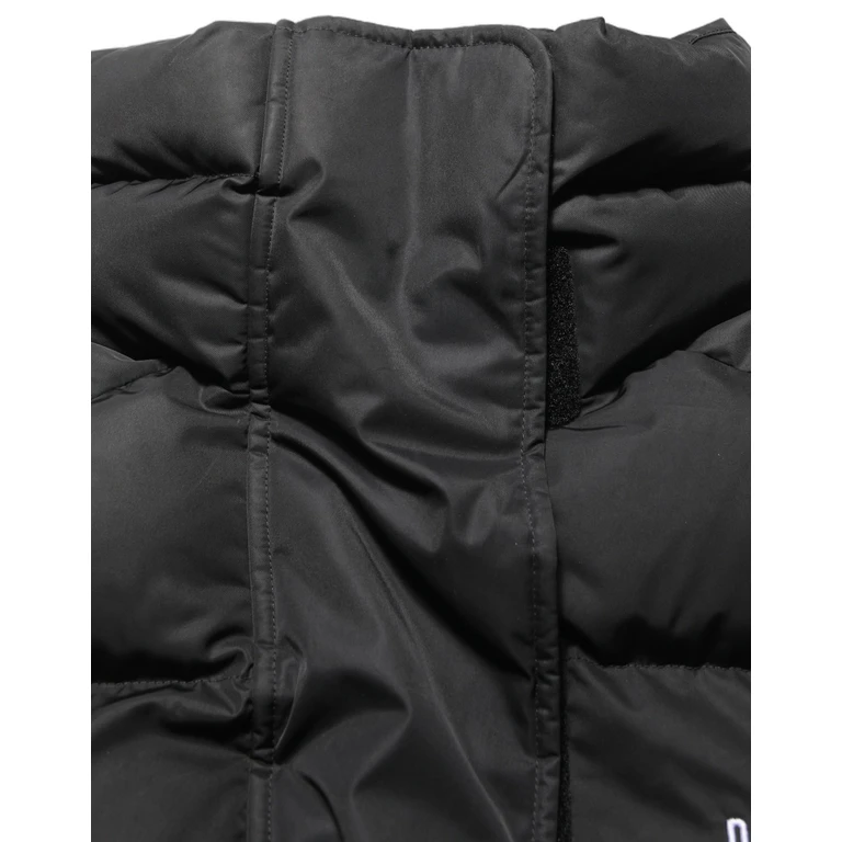 Dolce & Gabbana Black Dgvib3 Embroidered Padded Puffer Jacket Polyester Clothing - Women