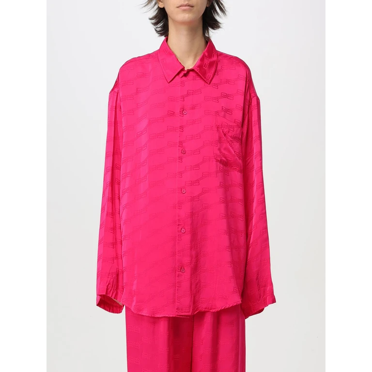 BALENCIAGA Shirt Woman color Fuchsia (681631TMO685510)