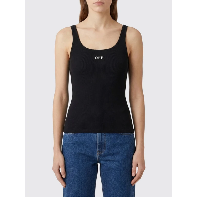 OFF-WHITE T-Shirt Woman color Black 1 (2AD072C99JER0021001)