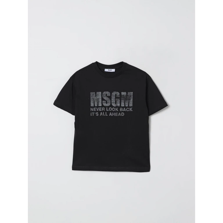 MSGM KIDS T-Shirt Kids color Black (F5MSJUTH087110)