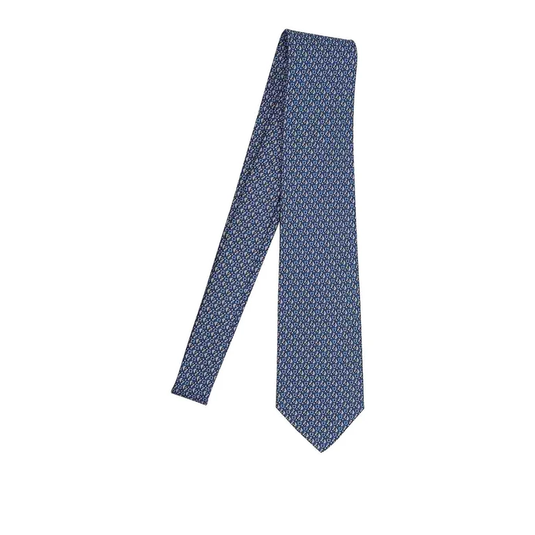 Salvatore Ferragamo Cravate - Bleu (773948350979)