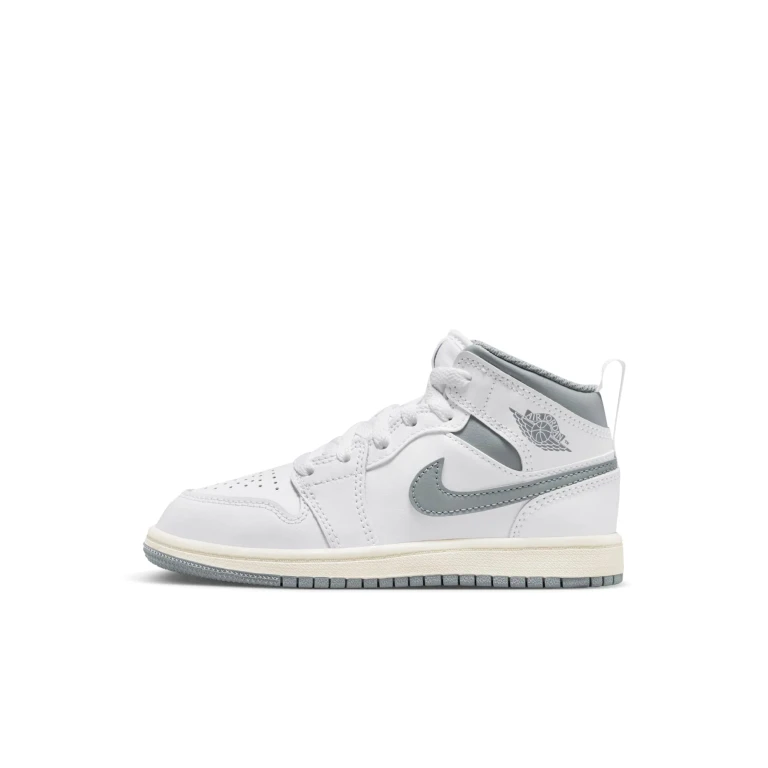 Preschool Retro 1 Mid Ps 'Neutral Grey' Sneakers