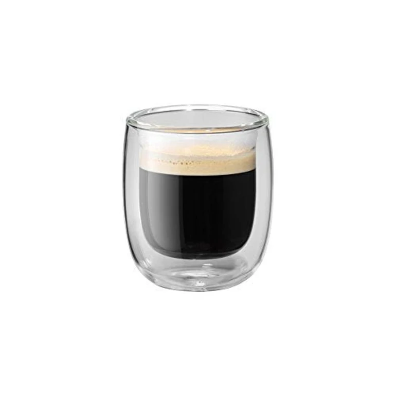 Sorrento 2-pc Double-Wall Glass Espresso Cup Set