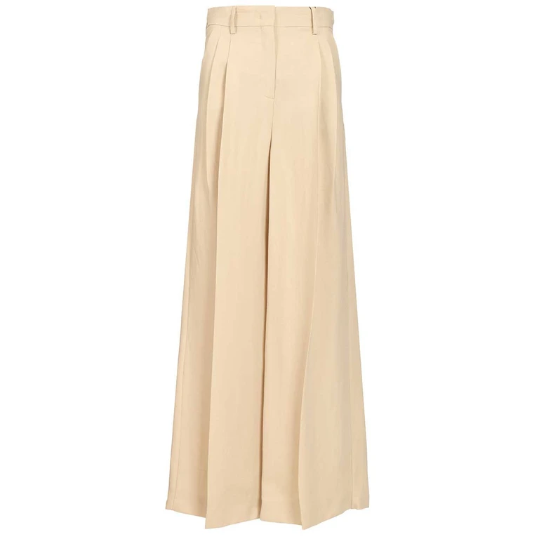 Weekend Max Mara VELIERO PANTALONE White Viscosa Trousers - Women