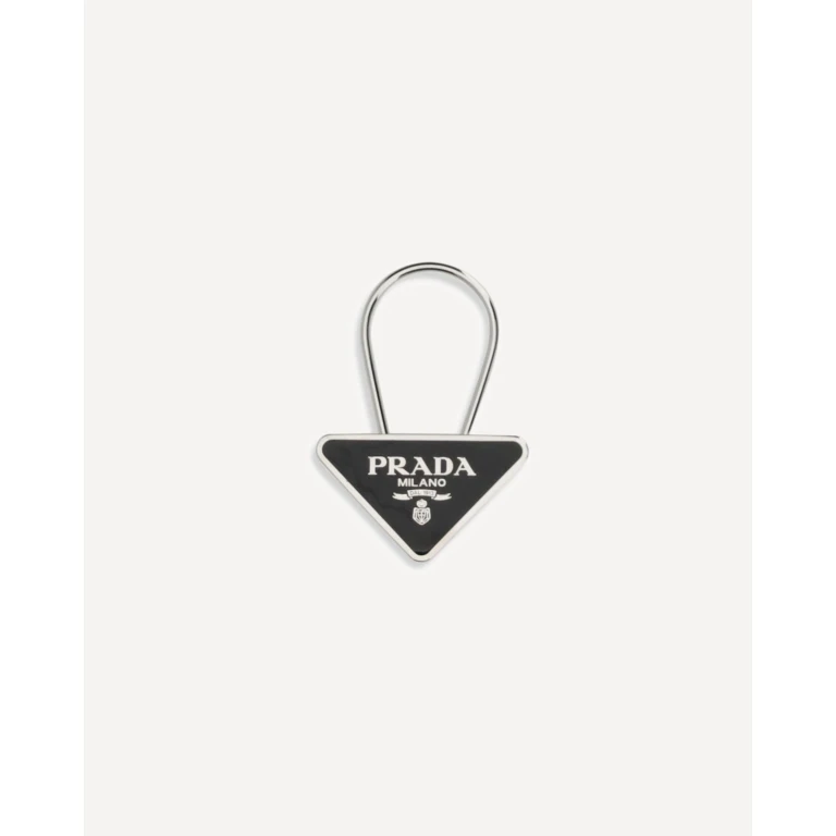 PRADA Metal Key Ring Male UNI