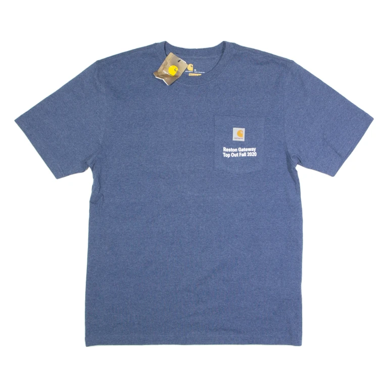 CARHARTT Mens T-Shirt Blue M