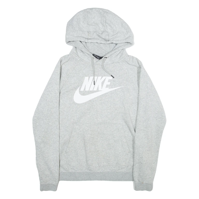 NIKE Womens Grey Hoodie M