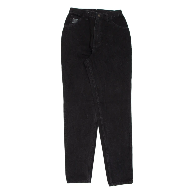 WRANGLER Womens Jeans Black Relaxed Straight W26 L32