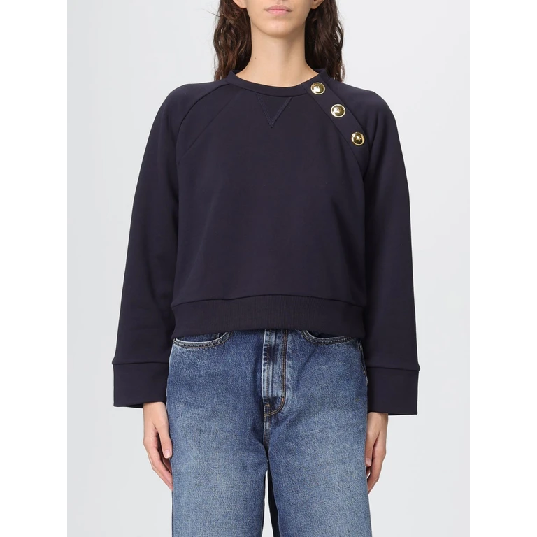 Sweatshirt Woman color Blue (105613A2TCG82)