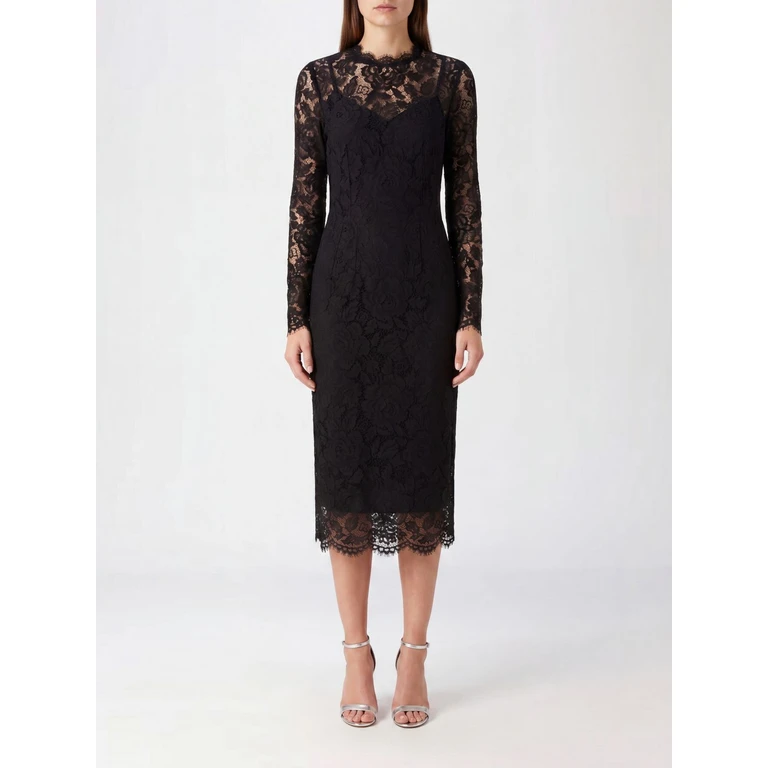 Long-Sleeved Lace Midi Sheath Dress (F6M0DTHLM7LN0000)