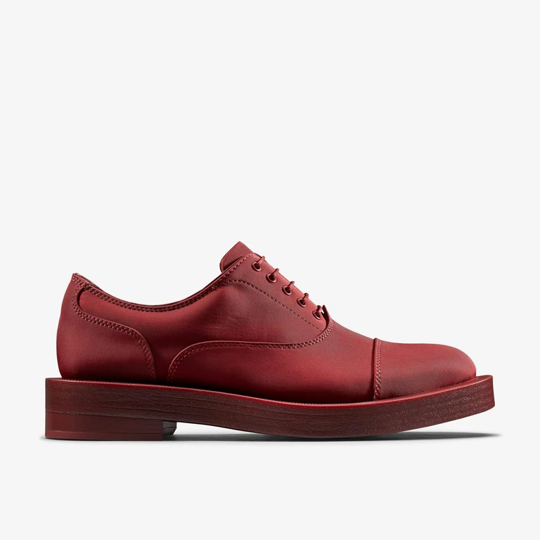 [26178357] Mens Clarks Oxford 2 'martine Rose Ox Blood Textile'
