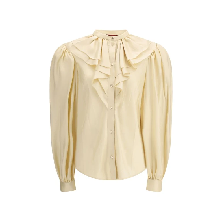 Gucci Beige Silk Shirt - Women