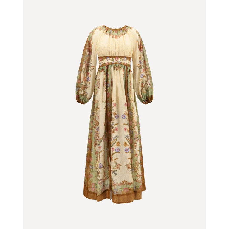 ZIMMERMANN Indra elasticated waist maxi Dress Female 3