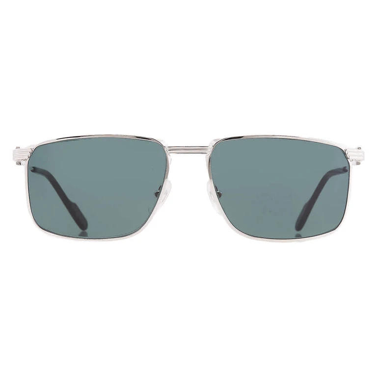 Cartier Green Rectangular Mens Sunglasses CT0534S 002 59