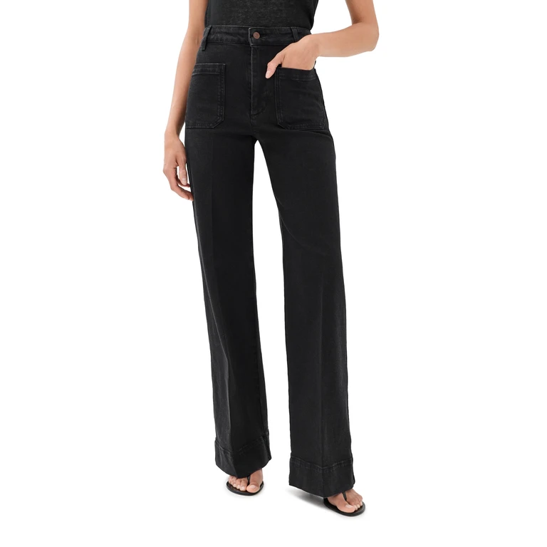 Victoria Beckham Alina Stretch Jeans Washed Black 32