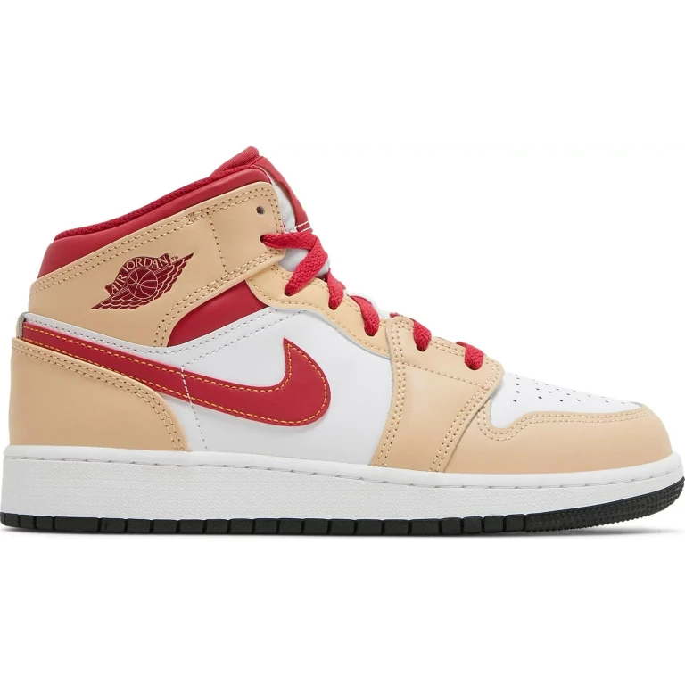 Grade School Retro 1 Mid 'Light Curry Cardinal' Gs (Gs)