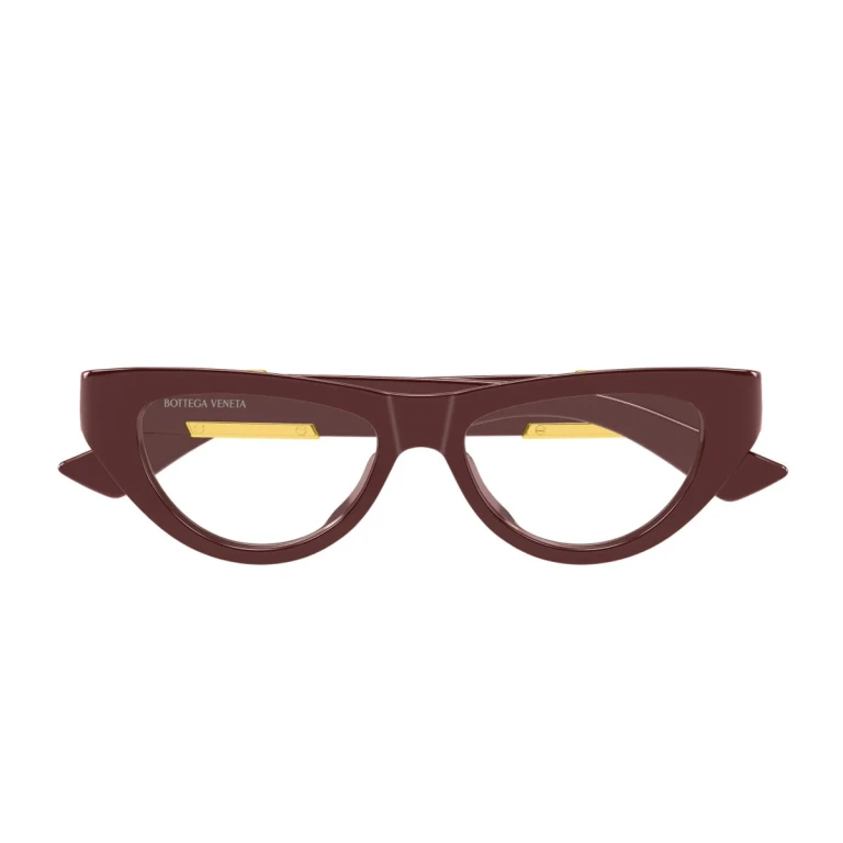 Bottega Veneta Bv1454o Linea Ribbon Burgundy Bio-inettato Optical Frames - Women