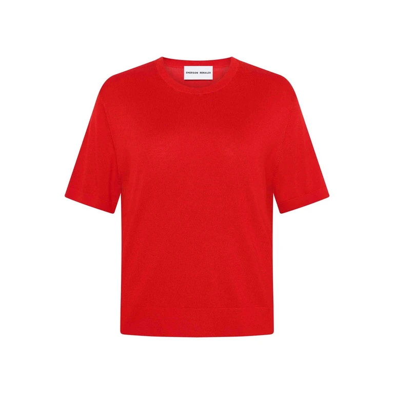 Emerson Renaldi Pull Col Rond - Rouge (EMESS250207)