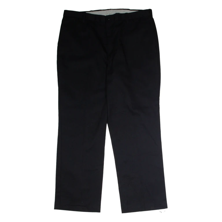 DICKIES Workwear Mens Trousers Black Regular Straight W40 L30