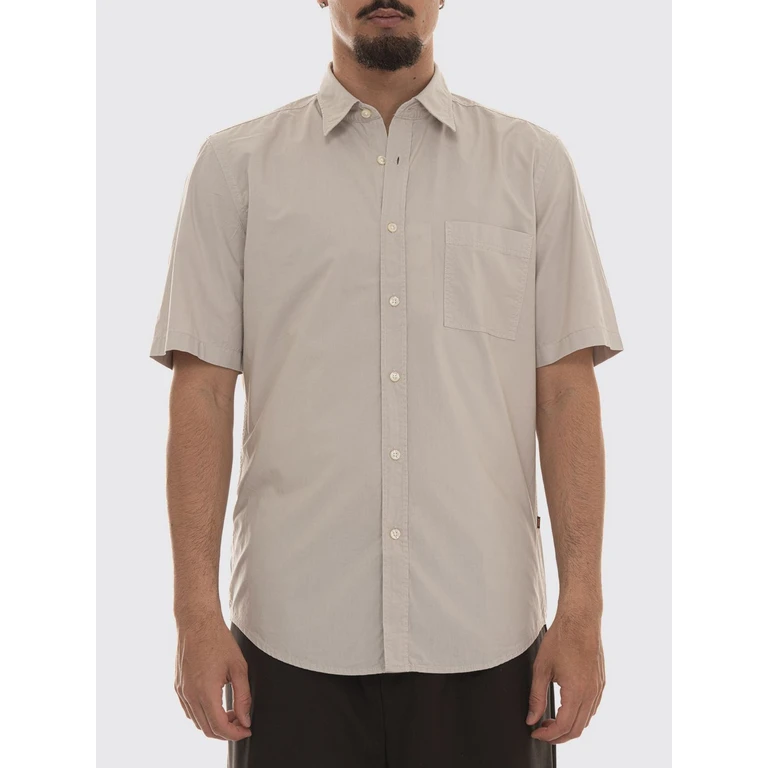 Short-Sleeved Cotton Poplin Bowling Shirt (50537331070)