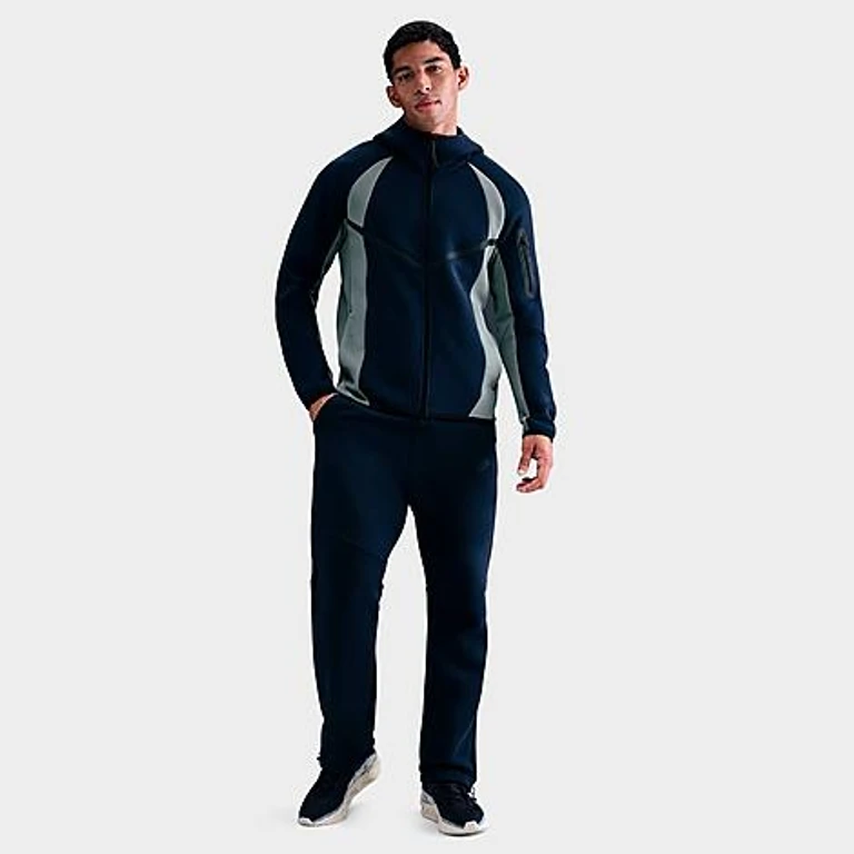 Nike Men's Tech Fleece Open-Hem Pants in Obsidian/Black Size: XS