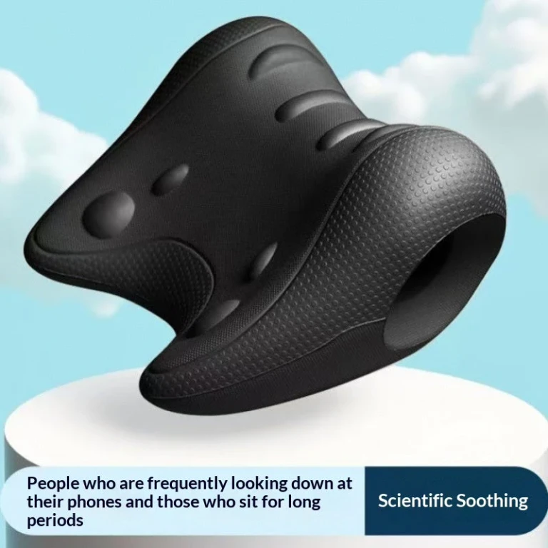 Cervical Neck Relaxer Pillow - Foam Traction Support for Neck Pain & Tension Relief