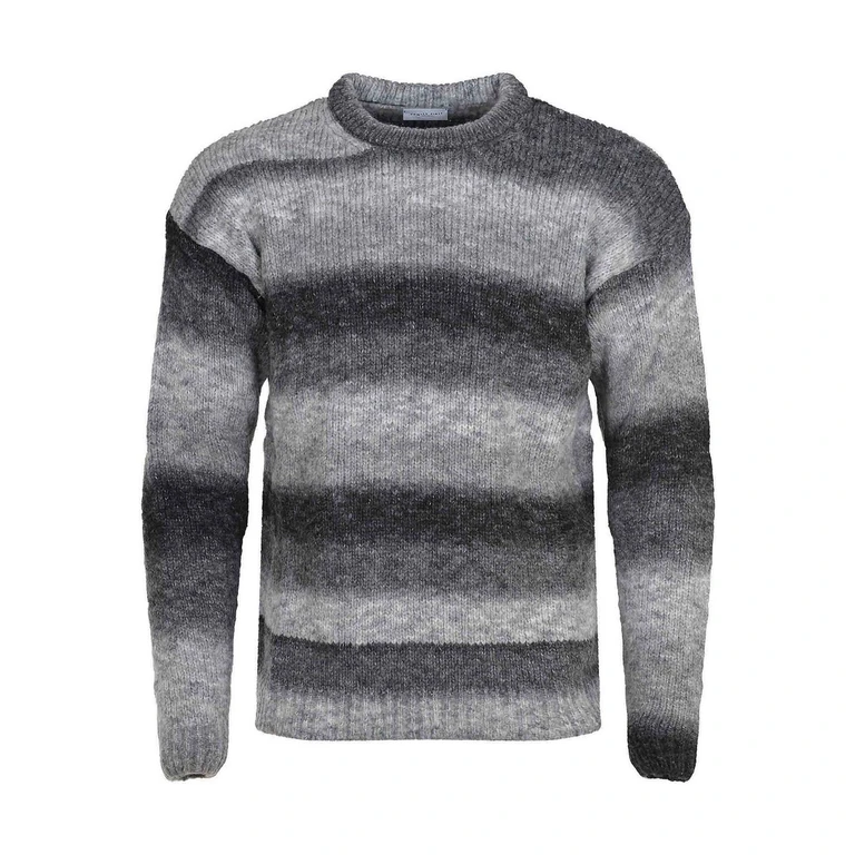 Family First Pull Col Rond - Gris (SWF2503GREY)