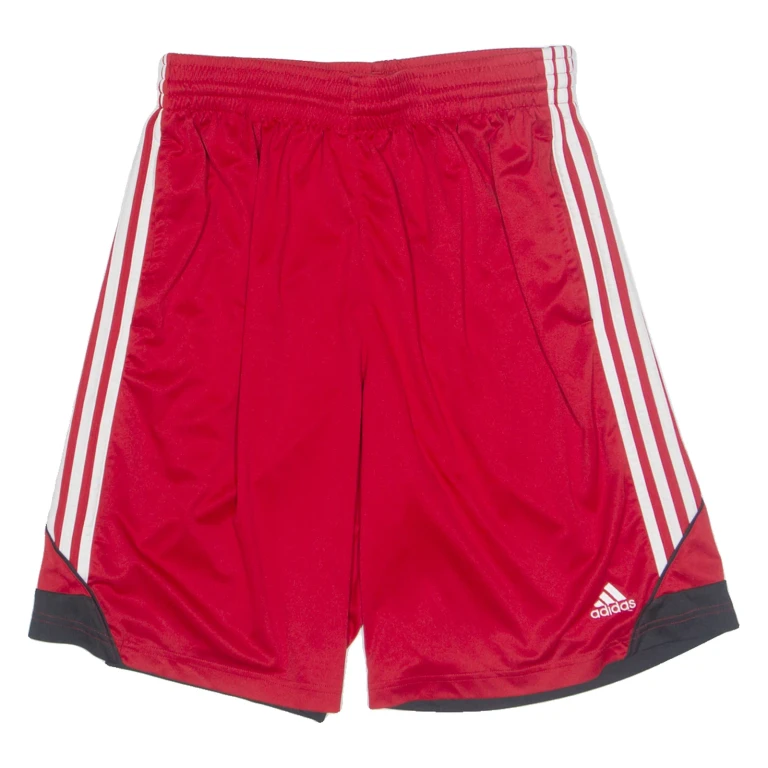 ADIDAS Mens Sports Shorts Red Relaxed L W30