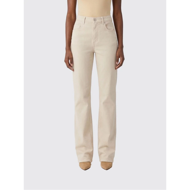 Jeans Woman color Beige (PA0590FAB1H07I23EC)