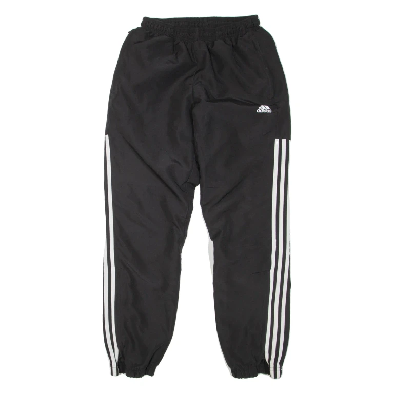 ADIDAS Mens Track Pants Black Tapered S W26 L30